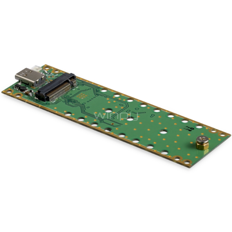 Cofre StarTech para unidades M.2 SSD o NVMe (USB-C, Aluminio, Negro)