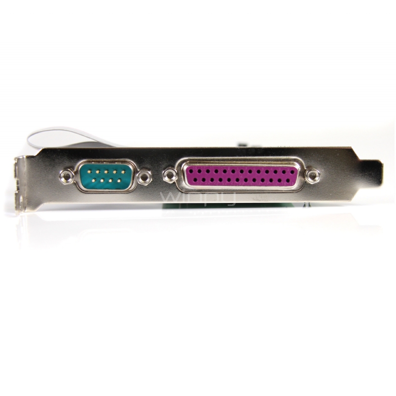 Tarjeta Adaptadora PCI de 2 Puertos Seriales DB9 UART 16550 RS232 y un Puerto Paralelo LPT - 2x DB9 Macho - 1x DB25 - StarTech