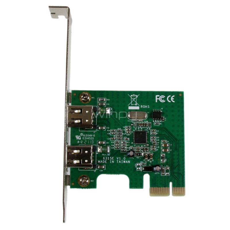 Tarjeta PCI Express de 2 Puertos FireWire 1394a - Adaptador PCI-E FW400 - StarTech