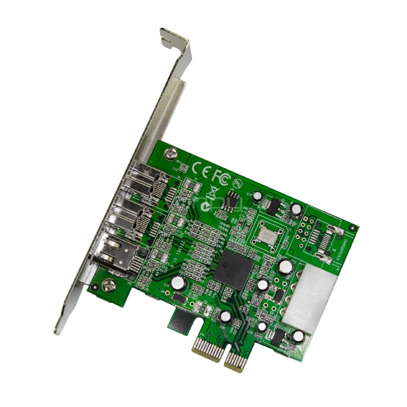 Adaptador Tarjeta FireWire PCI-Express  PCI-e de 2 Puertos F/W 800 y 1 Puerto F/W 400 - StarTech