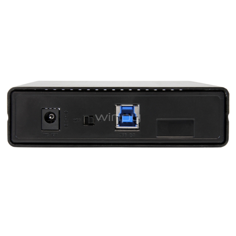 Gabinete Cofre Carcasa USB 3.0 de Disco Duro SATA 3 III 6Gbps de 3,5 Pulgadas Externo con UASP - Aluminio Negro - StarTech