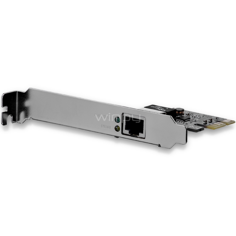 Adaptador Tarjeta de Red NIC PCI Express PCI-e de 1 Puerto Gigabit Ethernet - 1x RJ45 Hembra - Perfil Doble - StarTech