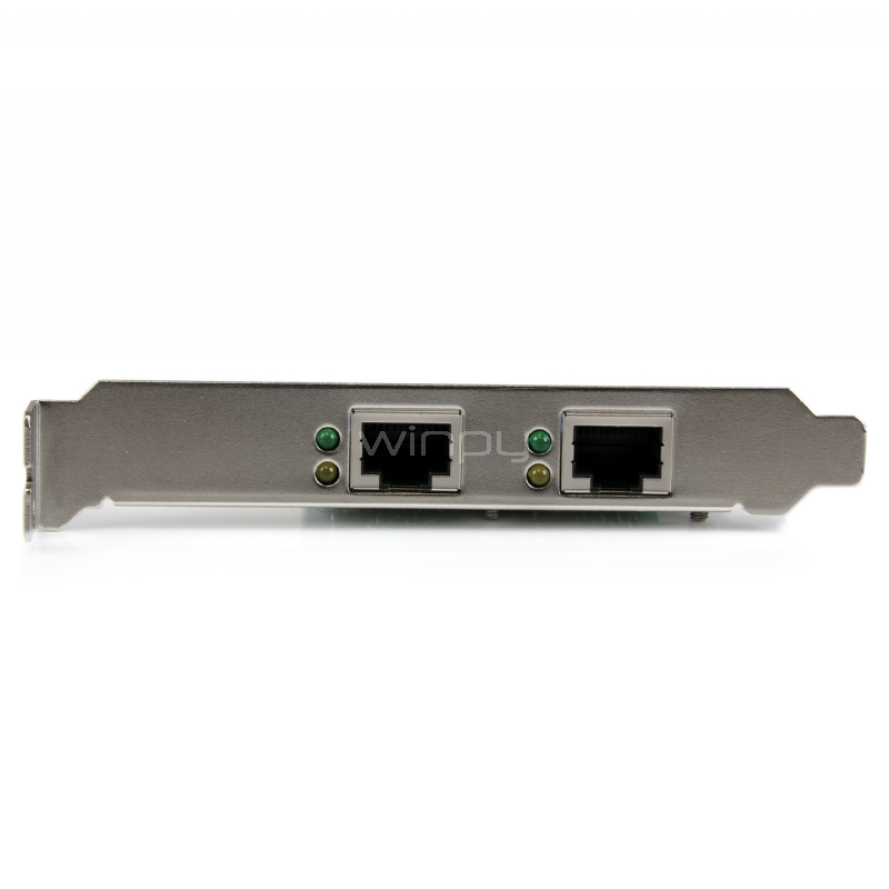 Adaptador Tarjeta de Red NIC PCI Express PCI-E de 2 Puertos Ethernet Gigabit RJ45 - StarTech