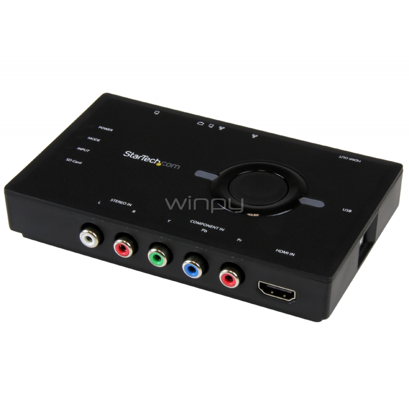 Capturadora Transmisora Autónoma de Video USB 2.0 a HDMI o Video por Componentes - Grabador de Video HD 1080p - StarTech