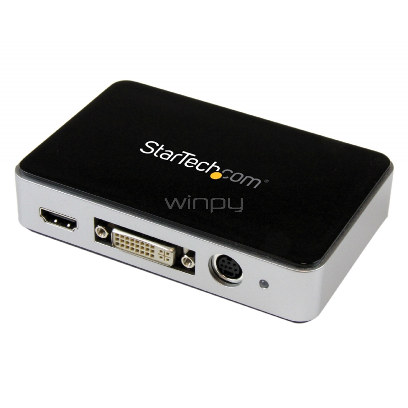 Capturadora de Video USB 3.0 a HDMI, DVI, VGA y Video por Componentes - Grabador de Video HD 1080p 60fps - StarTech