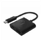 Adaptador Belkin de USB-C a HDMI + Puerto de Carga (Negro)
