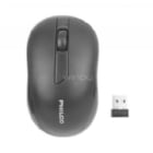 Mouse Philco inalámbrico (Dongle USB, Negro)