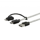 Cable General Electric USB a MicroUSB/Lighting (90 cm)