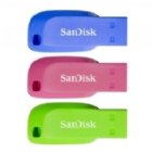 Pack Pendrive Sandisk Cruzer Blade de 32GB (3 unidades, USB 2.0)