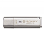 Pendrive Kingston IronKey Locker+ 50 de 16GB (USB-A 3.2 Gen 1, Plateado)