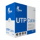 Cable de Red X-Tech de 305 metros (UTP, Cat6, 24 AWG, Gris)