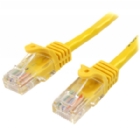 Cable de Red de 0,5m Amarillo Cat5e Ethernet RJ45 sin Enganches - StarTech