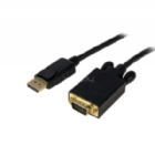 Cable 91cm de Video Adaptador Conversor DisplayPort DP a VGA -  Convertidor Activo - 1080p - Negro - StarTech