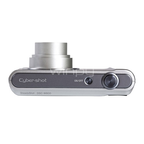 Cámara Digital Sony Cyber-Shot DSC-W800/S (20,1MP, Zoom 5x, Silver)