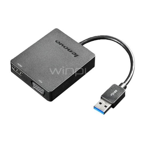 Adaptador Lenovo USB/VGA/HDMI ( 4X90H20061 )
