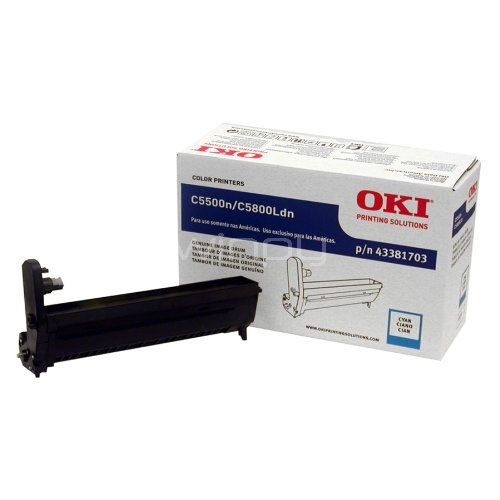 Tambor de impresora (Cian) OKI Type C8 43381703