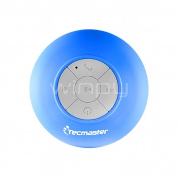 Parlante Tecmaster - Bluetooth a prueba de agua (Blue)