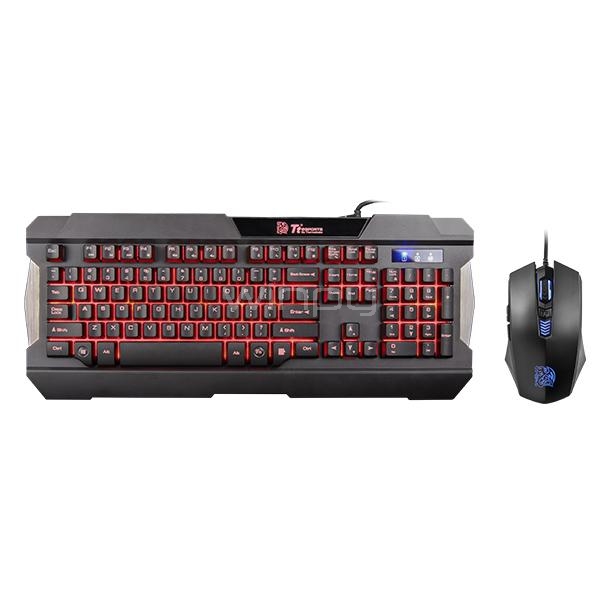 Kit Thermaltake teclado + mouse eSPORTS Commander Tri-RGB