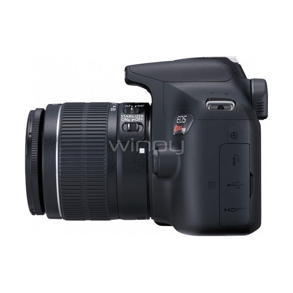 Cámara Réflex Digital Canon EOS Rebel T6 incluye PREMIUM KIT (Lente 18-55mm + lentes 75-300mm)