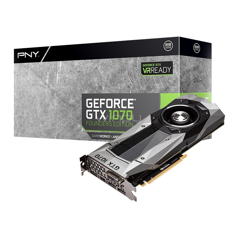 PNY NVIDIA GeForce GTX 1070 Founders Edition - 8GB