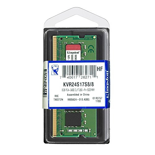 Memoria RAM Kingston ValueRAM 8GB (DDR4, 2400MHz, SODIMM)