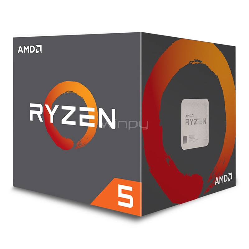 Procesador AMD Ryzen 5 1600 (AM4, HexaCore, 3600MHz, DDR4)