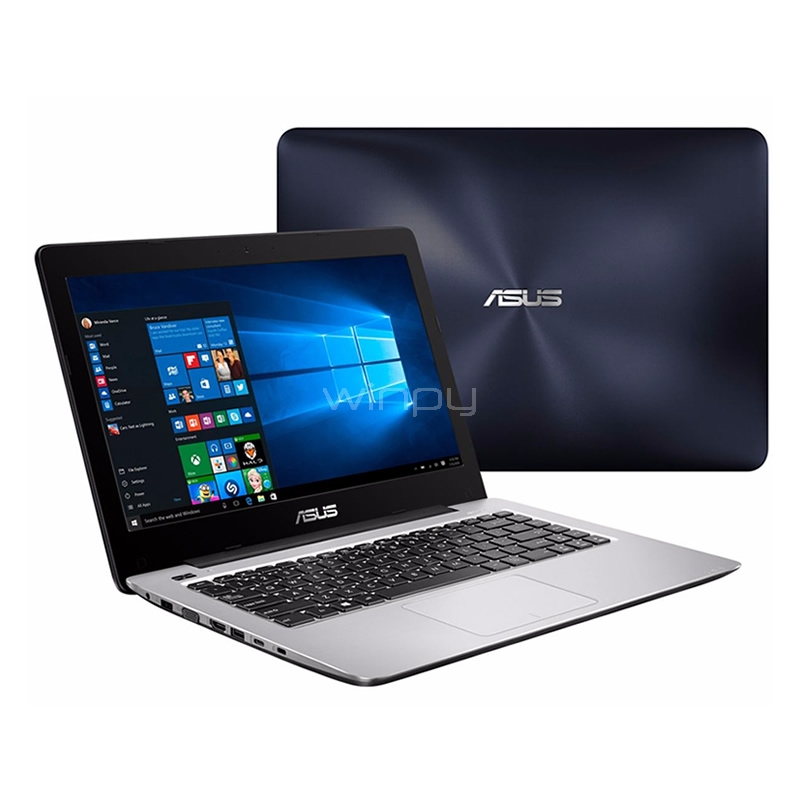 Notebook Asus Vivobook X456UR-GA154D (i7-7500U, GeForce 930MX, 8GB DDR4, 1TB HDD, Pantalla 14, FreeDOS)