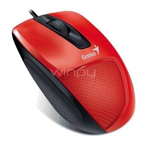 Mouse Genius DX-150X (USB, 1000DPI, Rojo)