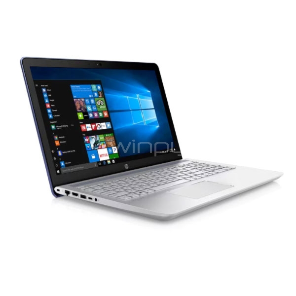 Notebook HP Pavilion 15-CD03LA (AMD A10-9620P, Radeon 530 4GB, 12GB DDR4, 1TB HDD, Pantalla 15,6, W10, Plata-Azul)