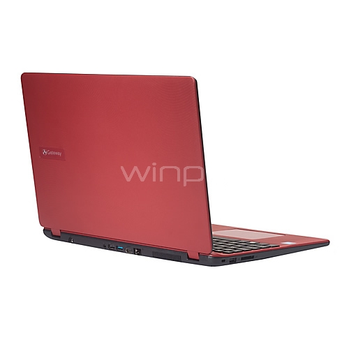 Notebook Gateway NE513-P8GR (N3710, 4GB RAM, 500GB HDD, Pantalla 15,6, W10, Rojo)