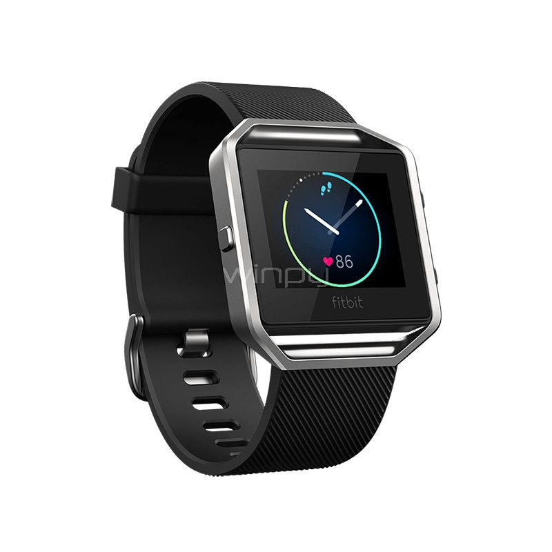 Pulsera/Reloj inteligente Fitbit Blaze Grande - Negro / Plateado