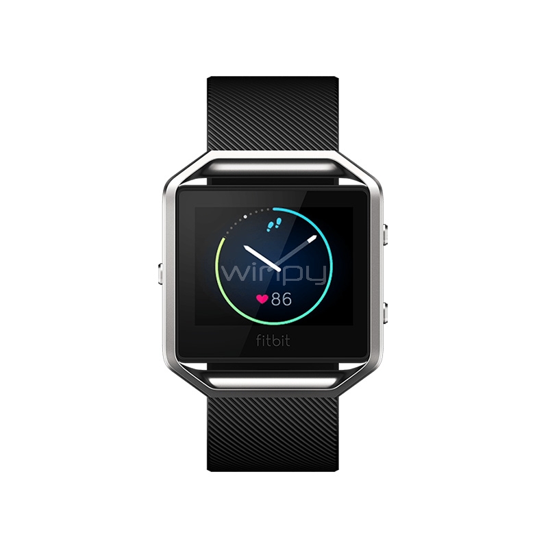 Pulsera/Reloj inteligente Fitbit Blaze Grande - Negro / Plateado