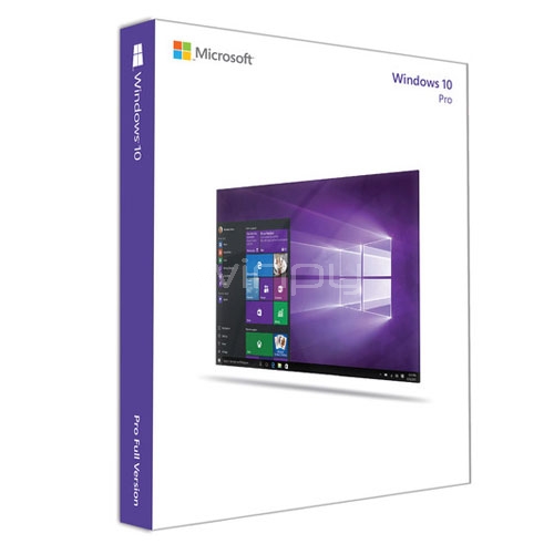 Microsoft Windows 10 Profesional (32-bit, 1 Usuario, DVD-ROM)