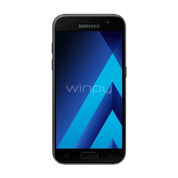 Celular Samsung Galaxy A3 2017 (LTE, 2GB RAM, 16GB, Amoled 4,7, Android, Negro)