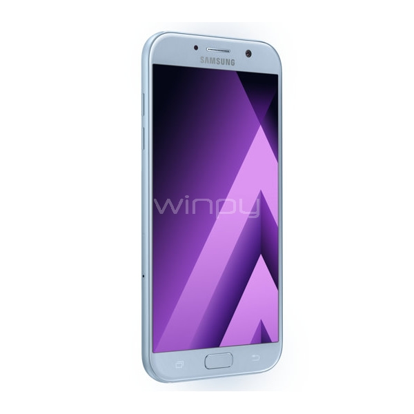 Celular Samsung Galaxy A7 2017 (LTE, 3GB RAM, 32GB, Amoled 5,7 FHD, Android, Azul)