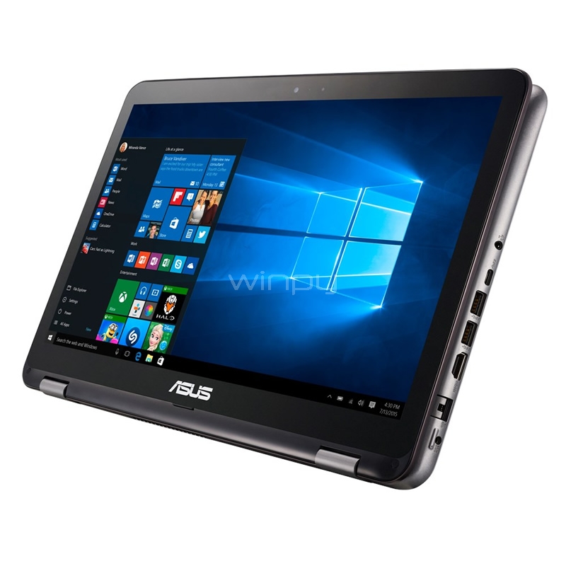 Notebook ASUS VivoBook Flip TP501UA-CJ131T (i5-7200U, 8GB DDR4, 1TB HDD, Pantalla 15,6, WIN10)