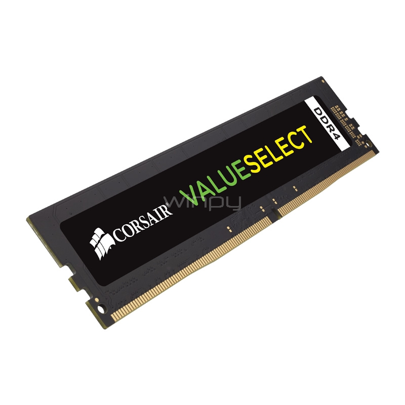 Memoria RAM Corsair Value Select de 8GB (DDR4, 2400Mhz, CL16, DIMM)