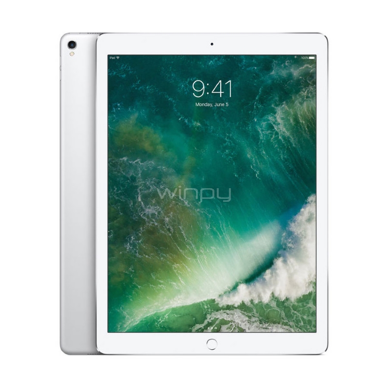 iPad Pro 12,9 Apple (Wi-Fi + Cellular, 64GB, Silver, MQEE2CI/A )