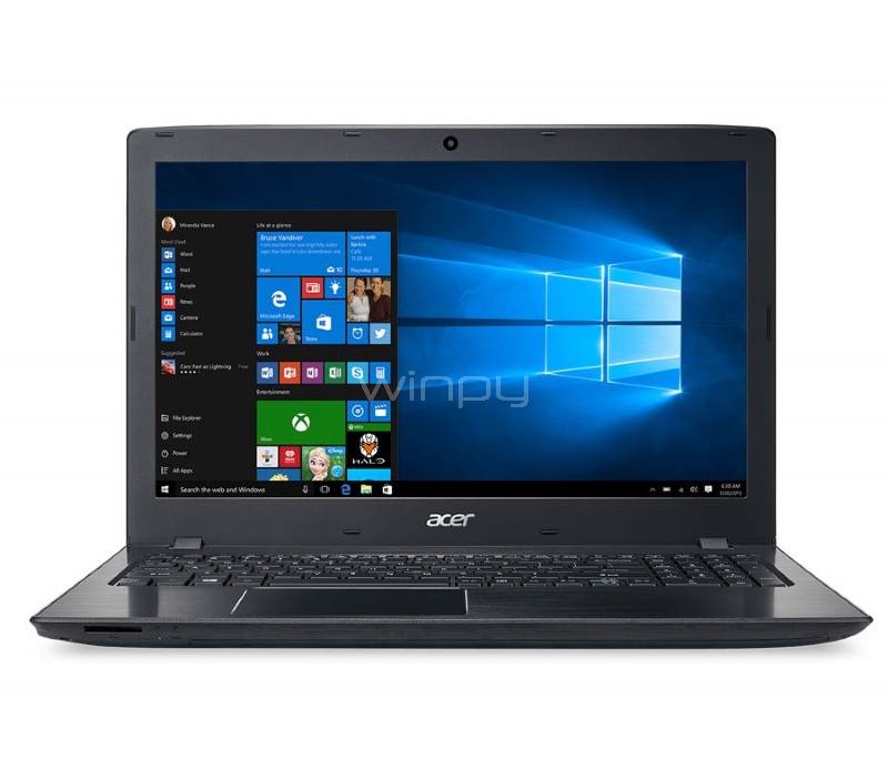 Notebook Acer Aspire E5 - E5-475G-36PG (i3-6006U, GeForce 940MX 2GB, 4GB DDR4, 500GB HDD, Win10, Pantalla 14)
