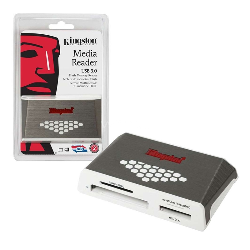 Lector de tarjetas Kingston de alta velocidad USB 3.0 (FCR-HS4)