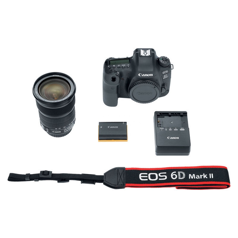 Cámara digital Réflex Canon EOS 6D Mark II (Lente 24-105mm f / 3,5-5,6)