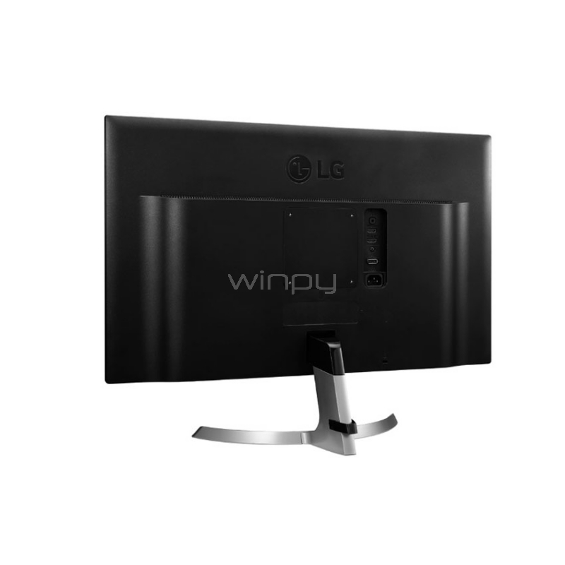 Monitor LG UltraHD 4K de 27 pulgadas (IPS, 3840x2160 Pixeles, 5ms, HDMI+DP, FreeSync, Negro)