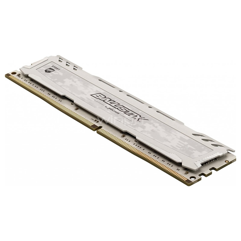 Memoria RAM Ballistix Sport LT de 4 GB (2400MHz, DDR4, WHITE, DIMM)
