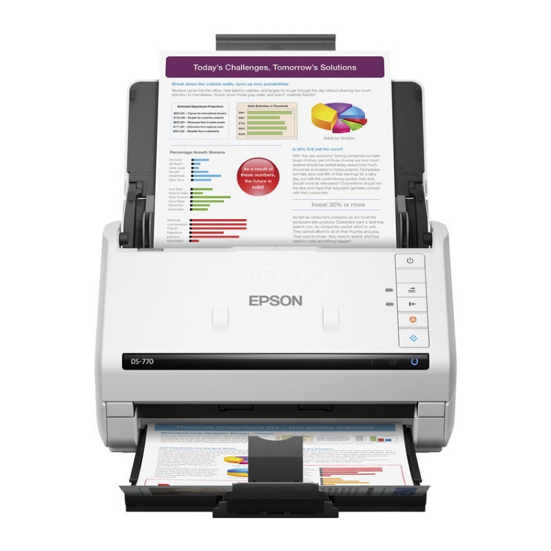 Escáner Epson DS-770 (Color, Dúplex, 1200ppp, 30bits, 45ppm)