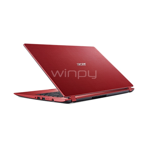 Notebook Acer Aspire 3 - A314-31-C955 (N3350, 4GB RAM, 1TB HDD, Win10, Pantalla 14, Rojo)