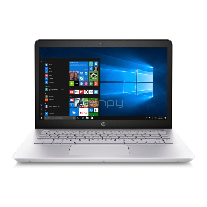 Notebook HP Pavilion 14-bk002la (i7-7500U, 8GB DDR4, 1TB HDD, Win10, Pantalla 14)