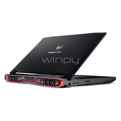 Notebook Gamer Acer Predator G9-593-722W (i7-7700HQ, GTX 1070 8GB, 16GB DDR4, 128SSD+1TB, Pantalla 15,6, Win10)
