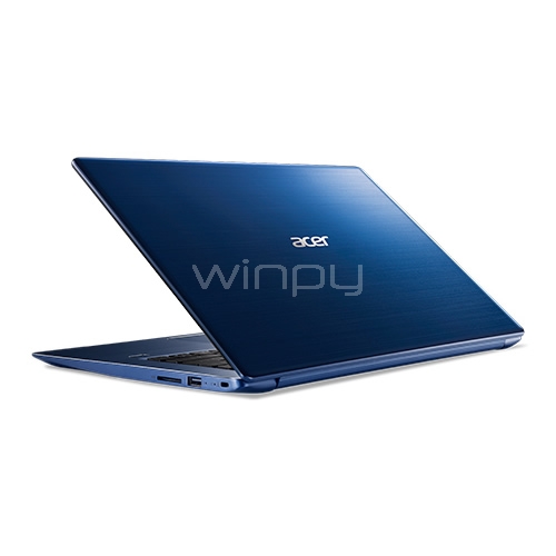 Notebook Acer Swift 3 - SF314-52G-88T7 (i7-8550U, GeForce MX150, 8GB RAM, 256GB SSD, Pantalla FHD 14, Win10, Azul)