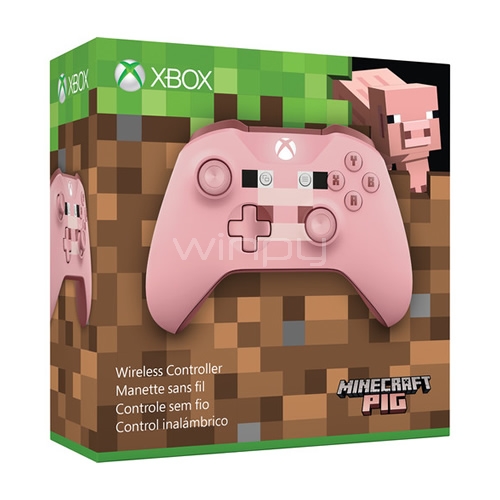Control Inalámbrico para XBox One Minecraft Pig