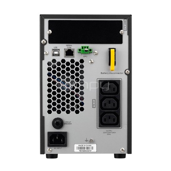 UPS APC Smart-UPS RC SRC1KI (800 Watt / 1.0 kVA, Doble conversión en línea, Onda sinusoidal)